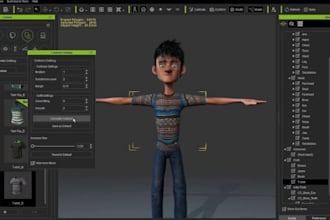 do mmd model koikatsu garrys mod 3d model rigging 3d model fix, cc5, iclone 8