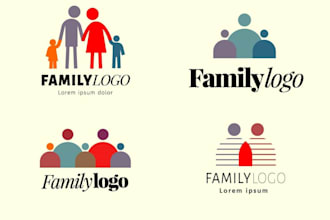 design meaningful and memorable family crest logo