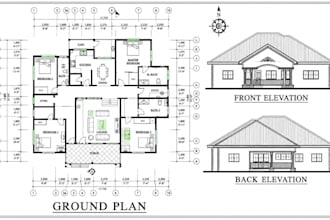 create professional professional permit site plan, 2d site plan, rendering