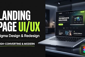 design, redesign, or fix your ai landing page in figma