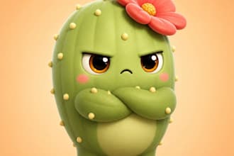 design a stylized game character with ai art direction