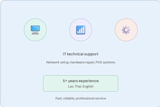 provide IT technical support and troubleshoot hardware issues