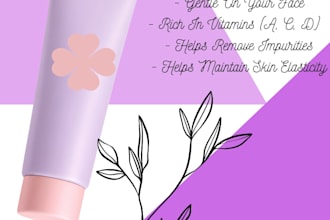 design asthetic instagram skincare post