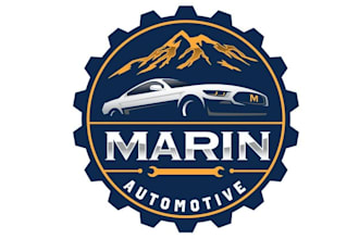 design honest and reliable auto repair shop logo