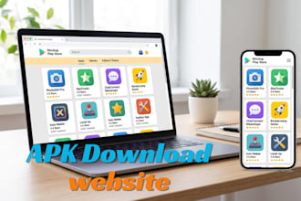 create apk download website or android app store