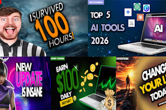 design viral youtube thumbnail