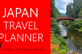create a personalized japan travel itinerary