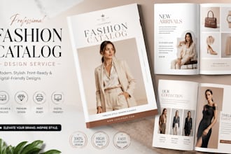design digital product catalog, fashion catalogue, lookbook, sell, linesheet