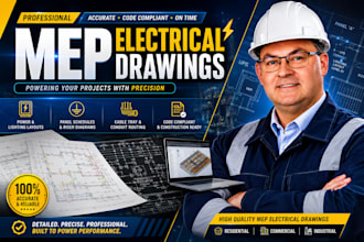 do mep electrical drawings, commercial electrical design, hvac, autocad drafting