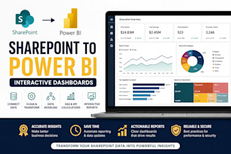 connect sharepoint to power bi and create interactive dashboards