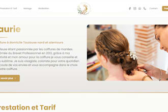 creer un site entierement customisable, selon vos demandes