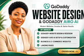 godaddy website design godaddy website redesign godaddy airo ai