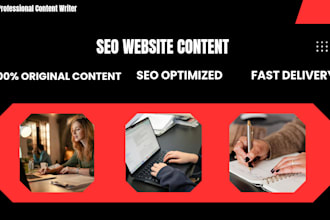 write SEO website content for your business