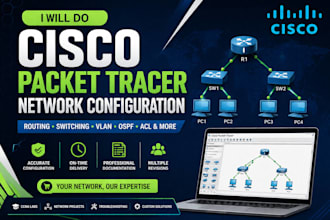 do cisco packet tracer network configuration