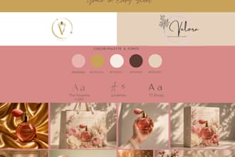 create business logo and art direction concept for your brand
