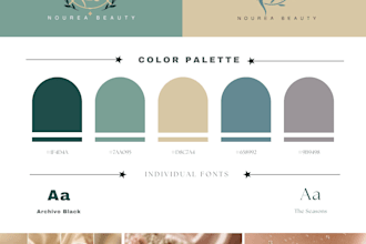 create business logo and art direction concept for your brand