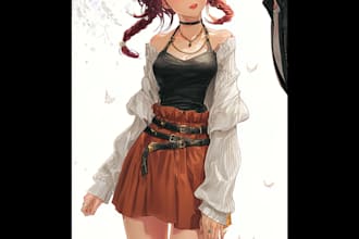 draw anime character art illustration for profile picture or