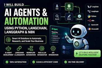 build ai agents using langchain langgraph python and gemini API