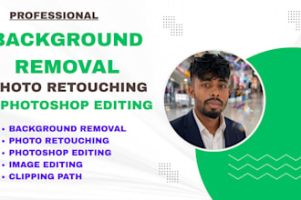 do professional background removal and clipping path