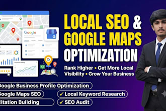 we will improve local SEO, google business profile and gmb ranking