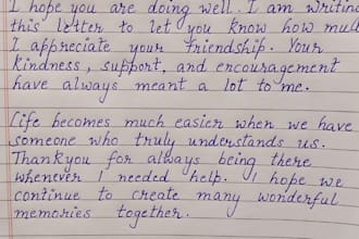 write neat handwritten assignments and notes in english or hindi