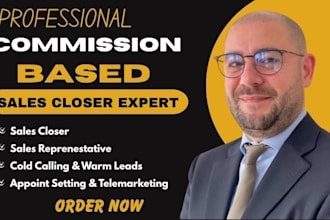 commission based sales closer online sales representative lead generation