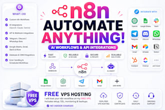 build custom n8n automation and ai agent workflows with free vps hosting
