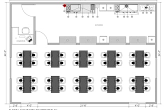 create professional restaurant layouts for permits and construction