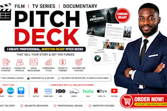 create film movie TV series documentary pitch deck