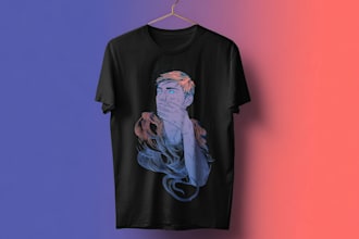 make custom graphic t shirt for merch