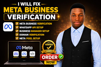 fix meta business verification meta pixel whatsapp API business manager