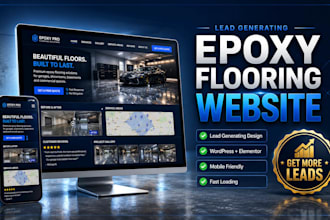 build a lead generating epoxy flooring wordpress website