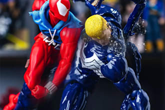 design custom stl miniature, action figure, statue for resin print