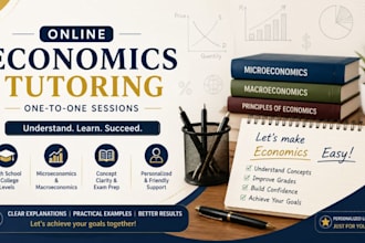 provide online tutoring in economics