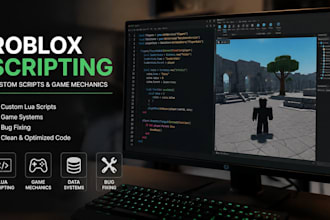 create roblox scripts, lua systems and custom game mechanics