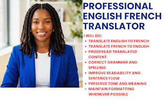 manually translate english to french or french to english