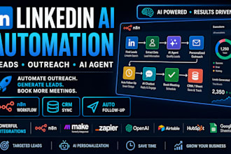 build linkedin automation bot ai chatbot lead generation outreach n8n