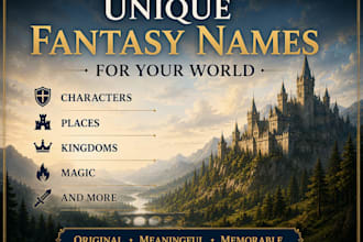 create unique fantasy names