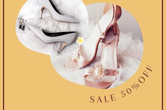 design viral pinterest pins for fashion and shoes brand