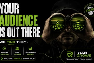do organic rumble video promotion rumble promotion