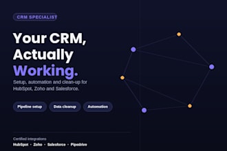 setup, customize and automate your hubspot CRM for sales and marketing