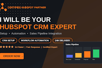 be your certified hubspot CRM setup expert