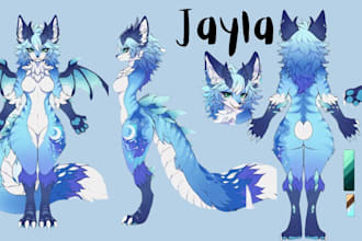 furry ref sheet reference sheet fursona ref sheet character design