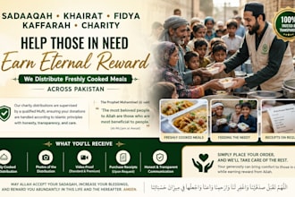 distribute your sadaqah and food donations to needy families in pakistan