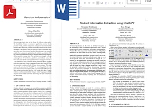 pdf to word conversion