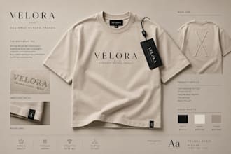 create a complete brand identity and branding kit
