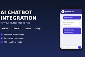 integrate ai chatbot in your flutter mobile app