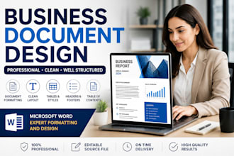 format and design professional business documents in word