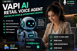 build vapi ai retail voice agent for solar leads and appointment booking