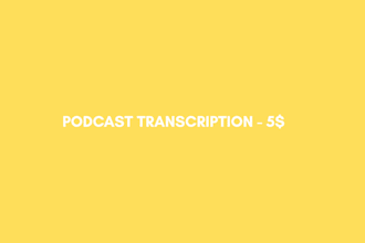 write accurate podcast transcription of audio to text